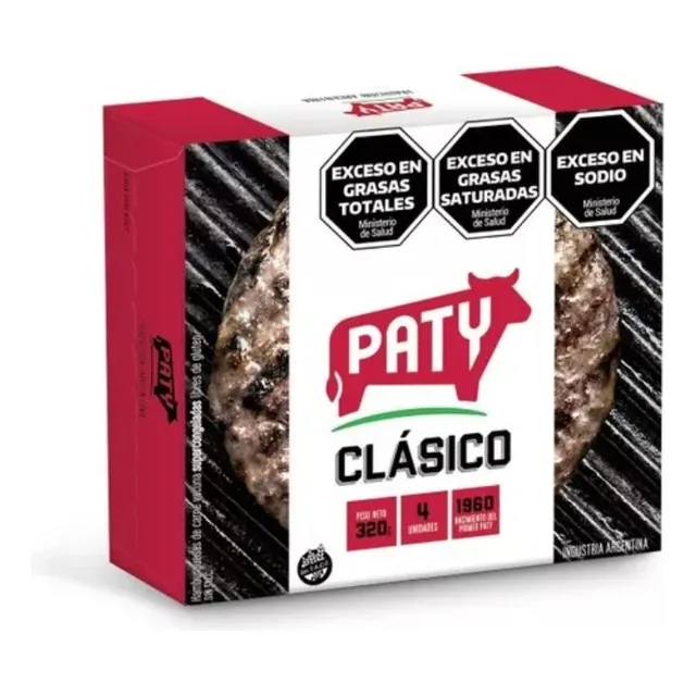 Paty Clasico Hamburguesas Caja X 40 U.