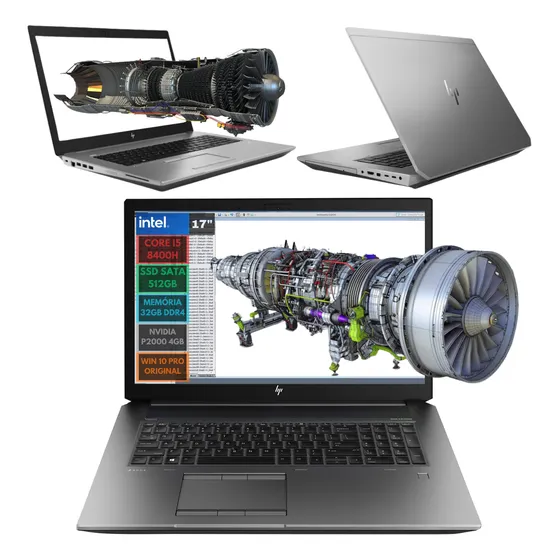 Notebook 17 Polegadas Core I5 Ssd 512gb 32gb Video P2000