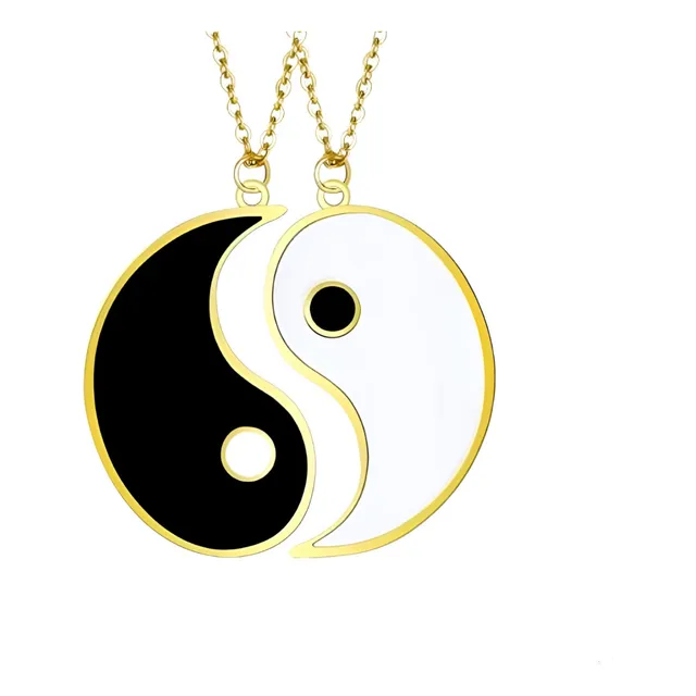 Collar Yin Yang Pareja Amistad Novios Collar Amor