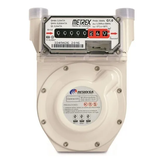 Medidor Volumétrico Gas Lp O Natural Modelo G1,6 (10 Pzs)