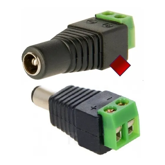 8 Conectores Macho O Hembra Para Fuente De Poder/ Energia