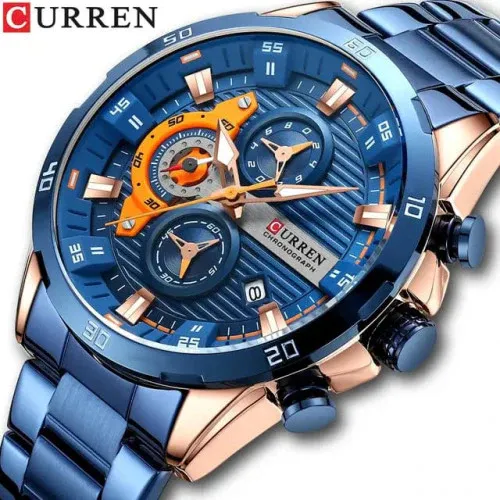 Reloj 8402 Marca Curren 3 Piñones Y Calendario