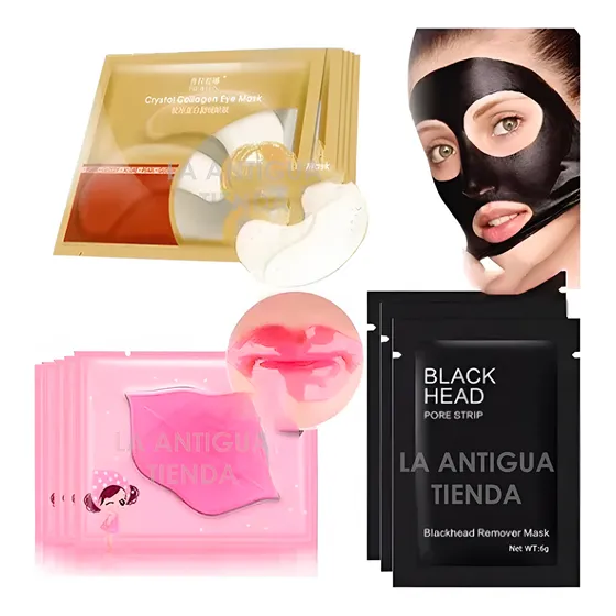  Mascarillas Kit X 9u P/puntos Negros Ojeras Y Labios Oferta