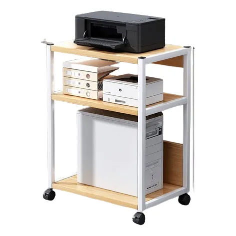 Soporte Impresora Grande 3 Niveles Con Ruedas Mesa Móvil