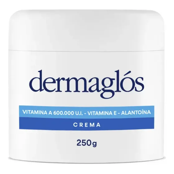 Crema Dermaglos Vitamina A, E, Alantoina 250g X 2 Unidades