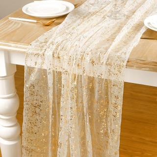 Mantel Transparente Table Runner Con Lentejuelas, 70 X 4 Uni Mantel Transparente Table Runner Con Lentejuelas, 70 X 4 Uni