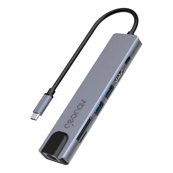 Cabo Adaptador Multiportas Usb-c 7 Em 1 Uca11 - Geonav