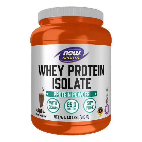 Protein Powder Now Sports Nutrition Whey Isolate, 25 G, Choc