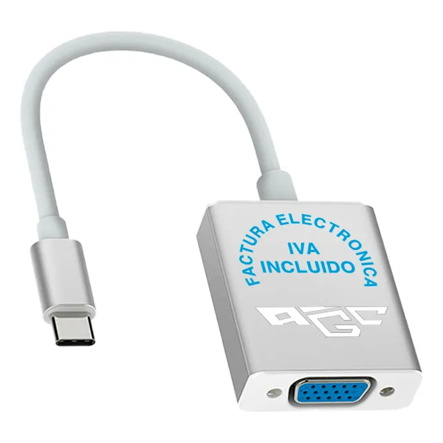 Convertidor Adaptador Cable De Usb-c A Vga Nuevo