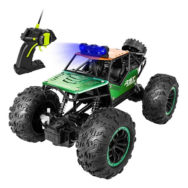 Auto Carro A Control Remoto Recargable Con Led 18km/h