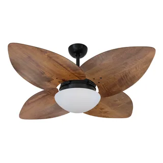 Ventilador De Teto Volare Preto Vidro Dunamis Imbuia 220v Ventilador De Teto Volare Preto Vidro Dunamis Imbuia 220v