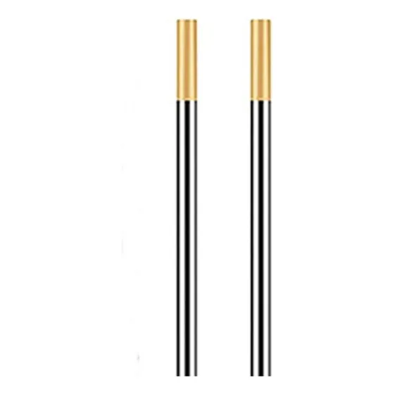 Eletrodo De Tungstênio Lantânio Ponta Dourada 1.6mm Com 2pçs