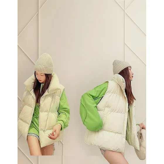 Chaleco Puffer Para Mujer 