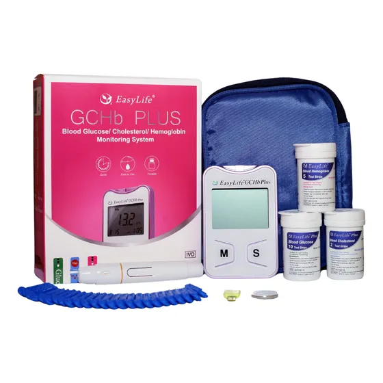 Medidor Glucosa Colesterol Hemoglobina Easy Life - Deltamed