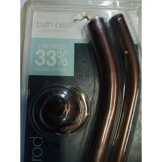 Cortinero En Metal Importado, 72`` (183 Cms) Color Bronce 