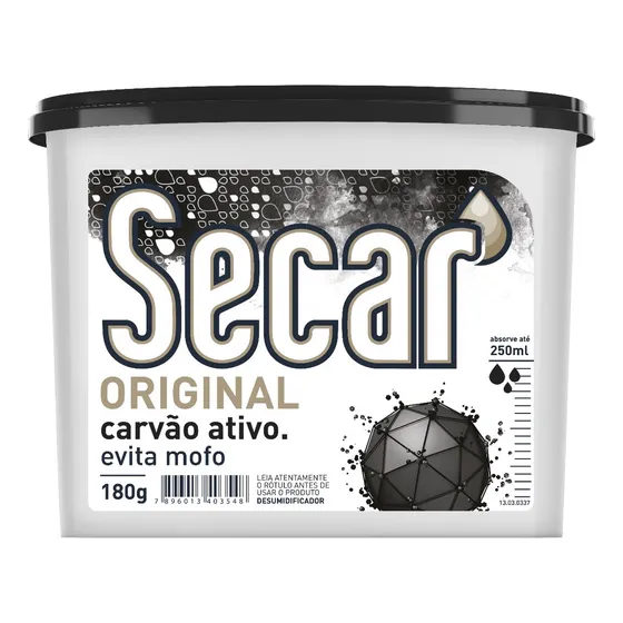 Anti Mofo Secar 180g Neutralize Desumidificador Guarda Roupa
