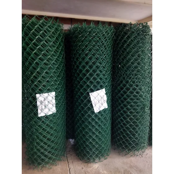 Malla Ciclón Verde Plastificada Cal 11 1,80 Mts X 25 Mts