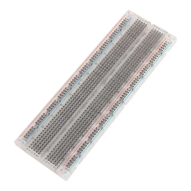 Protoboard Transparente 830 Puntos/ Kit  Piezas
