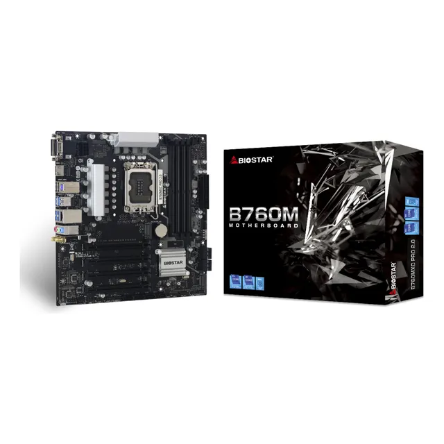 MOTHERBOARD B760MXC PRO 2.0 BIOSTAR M-ATX DDR4 LGA1700