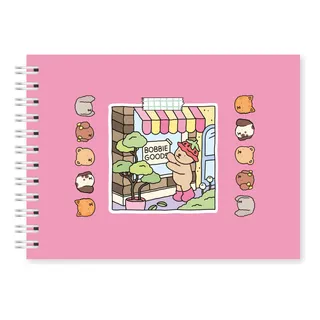 Caderno De Colorir Bobbie Goods 100 Folhas 20x15cm Caderno De Colorir Bobbie Goods 100 Folhas 20x15cm