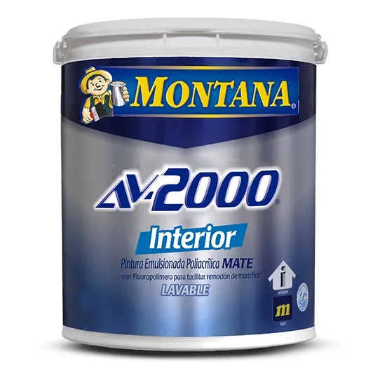 Pintura Caucho Mate Interior Blanco Av-2000 Montana 