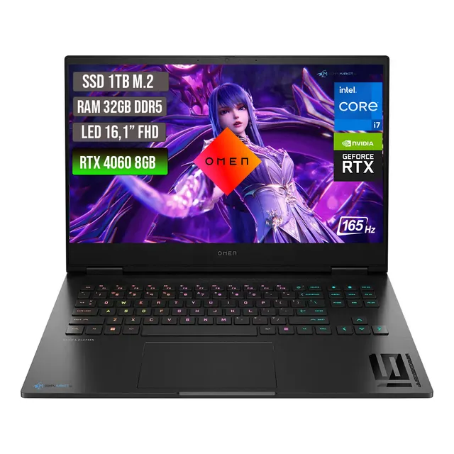 Hp Omen 16 Intel Core I7 13620h Ssd 1tb + Ram 32gb Rtx 4060