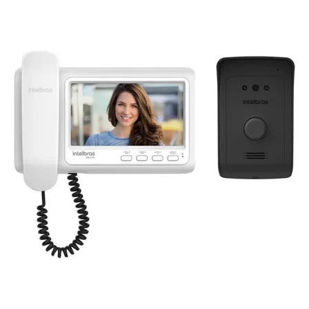 Vídeo Porteiro Intelbras 7 Ivr1070 Hs Branco/preto 127/220v