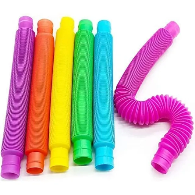 Kit 30 Undades Poptube Fidget Toy Pop It Sensorial S Bateria
