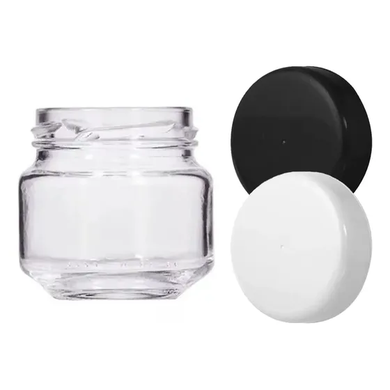 Kit 30 Pote Vidro 120ml + Tampa Atacado Geleia Papinha Mel