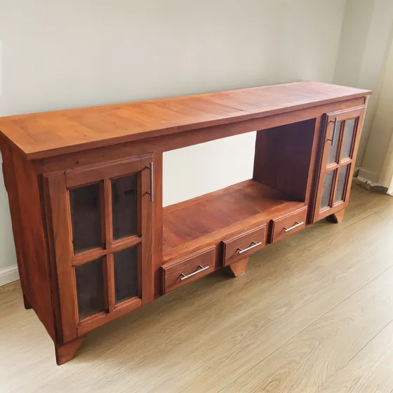 Aparador Clásico Macizo Algarrobo Ezeiza Baiut 120 Cm