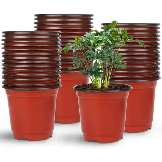 Macetas Plásticas De Siembra X30 Unidades 8cm Altox10cm Alto