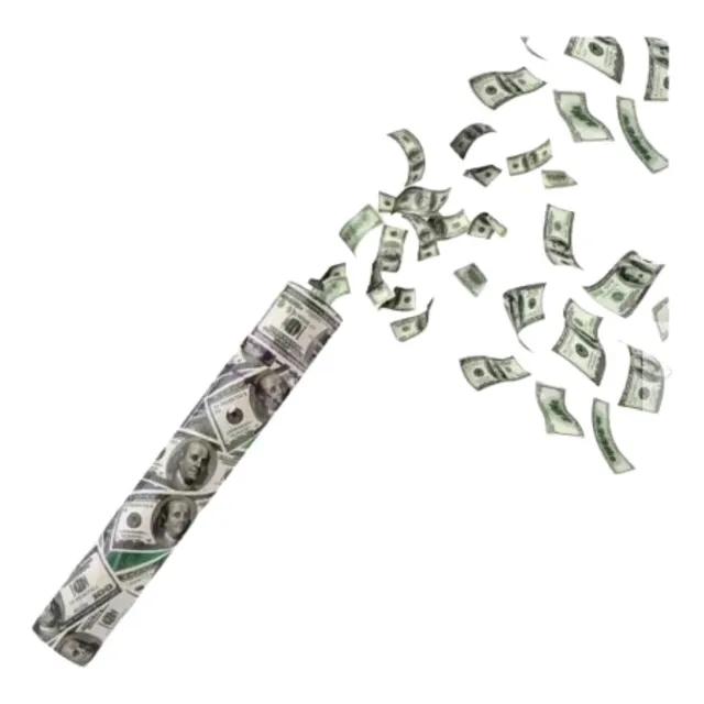 Lanza Confeti Dolar Para Fiesta