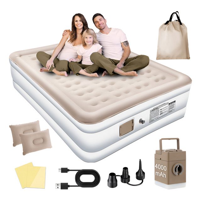 Colchão Inflável Casal Queen 203*154*44cm C/bomba Bivolt Usb Colchão Inflável Casal Queen 203*154*44cm C/bomba Bivolt Usb