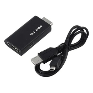 Adaptador Conversor Ps2 Ps3 Ăudio VĂdeo Av Para Cabo Hdmi Adaptador Conversor Ps2 Ps3 Ăudio VĂdeo Av Para Cabo Hdmi