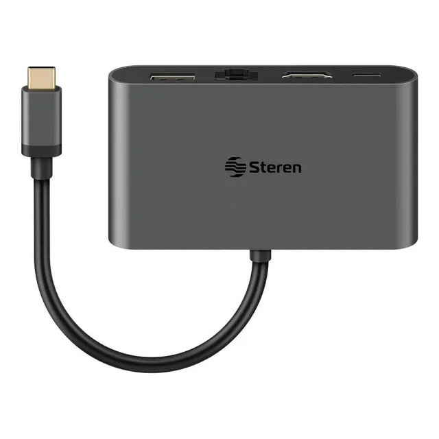 Adaptador Usb C A Hdmi/usb 3.0/usb C/ethernet Rj45 Usb-5290