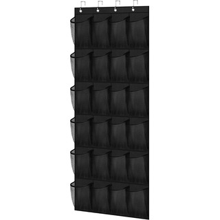 Zapatera Para Puerta De 24 Compartimentos Gris Colgante Zapatera Para Puerta De 24 Compartimentos Gris Colgante