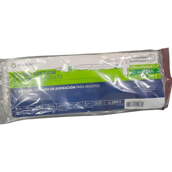 Sistema De Succión Cerrado 14 Fr Halyard