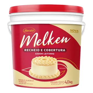 Recheio E Cobertura Sabor Leitinho 4kg - Para Bolo Melken Recheio E Cobertura Sabor Leitinho 4kg - Para Bolo Melken