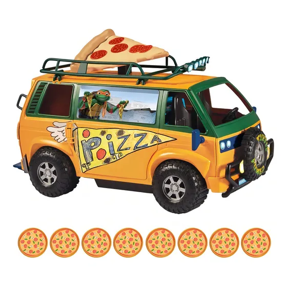 Tortugas Ninja Caos Mutante - Van De Pizza - Playmates