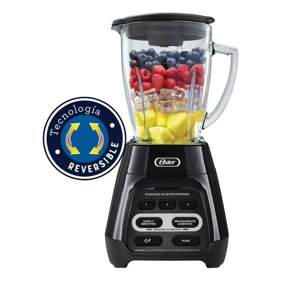 Licuadora Oster Con Programas Automáticos Y Tecnología Reve Color Negro, BLSTPYG1309B