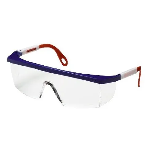 Lente Seguridad Marco Rojo Blanco Azul 4 Ms97242