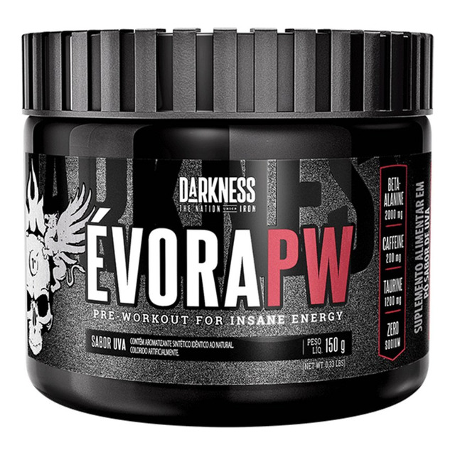 Evora Pré-treino Uva 150g Darkness - Energia, Força E Resistência Para Atletas E Esportist... Evora Pré-treino Uva 150g Darkness - Energia, Força E Resistência Para Atletas E Esportist...