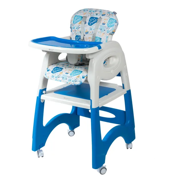 Silla De Comer De Bebe Conevrtible En Mesa, Juego Reclinable