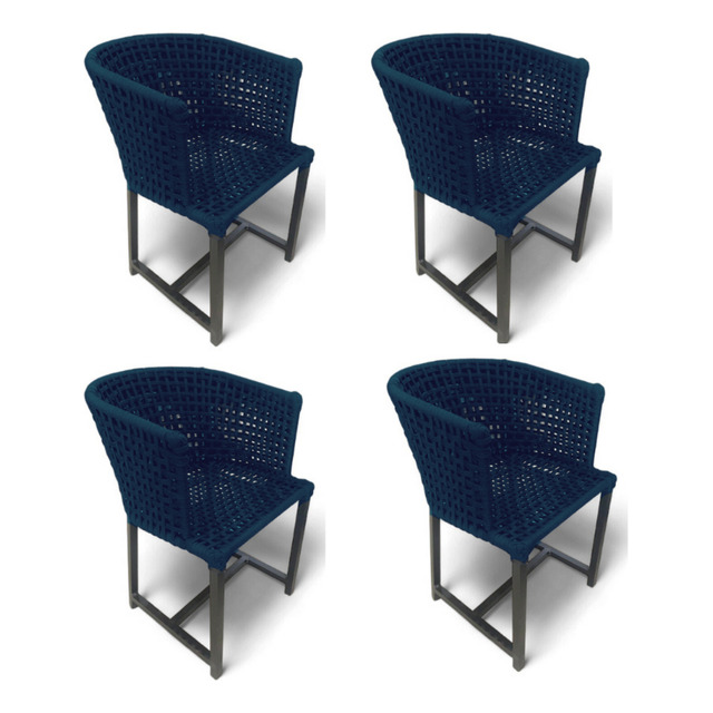 4 Bancos Para Mesa Jantar Área Gourmet Luxo Em Alumínio 4 Bancos Para Mesa Jantar Área Gourmet Luxo Em Alumínio