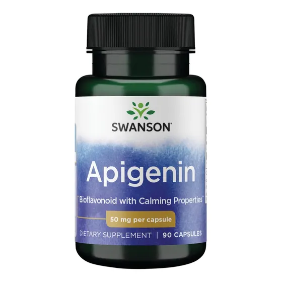 Suplementos Swanson Apigenin 50 Mg 90 Cápsulas Prostate Heal