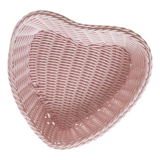 Cesta De Mimbre Con Diseño Único Para Almacenamiento Rosa Cesta De Mimbre Con Diseño Único Para Almacenamiento Rosa