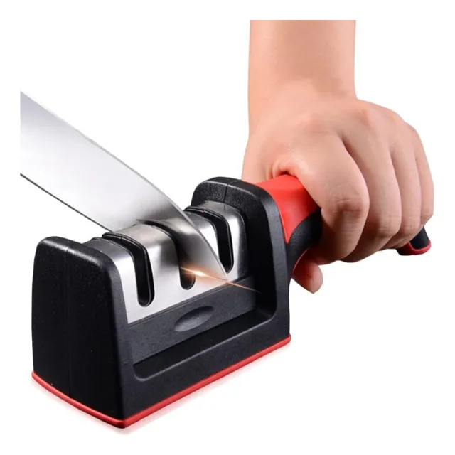 Afilador De Cuchillos De Cocina Manual Avanzado De Cuatro Et