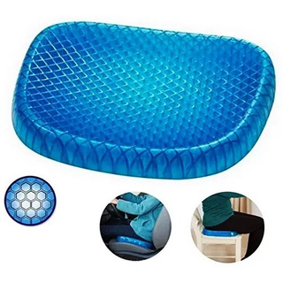 Cojín Silla Asiento Gel Silicon Ergonómico Cómodo Auto Ofici Cojín Silla Asiento Gel Silicon Ergonómico Cómodo Auto Ofici