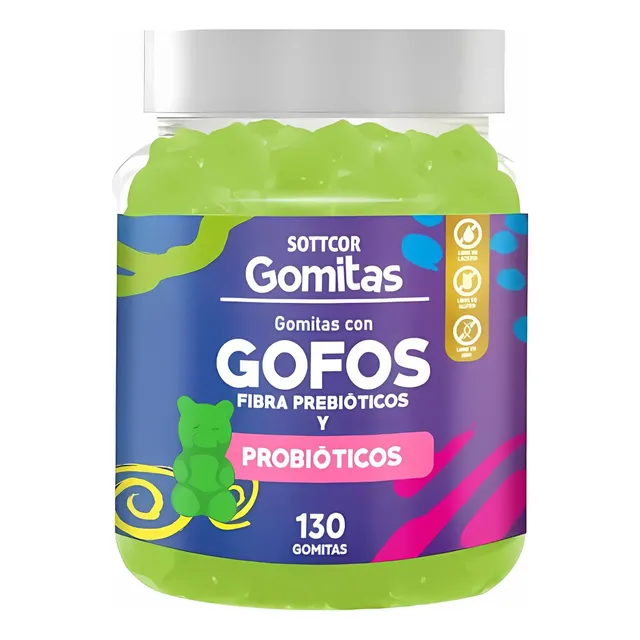 Gofos Para Niños Gomitas Sottcor Vitaminas X 130 Und