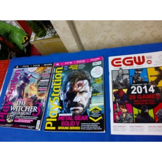 3 Revistas De Games (2 Playstation E 1  Egw)